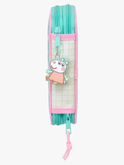 Kreativt Legetøj-PeppaPig Gurli Gris Dobbelt Penalhus, Mintgrøn