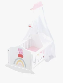 Dukker & Bamser-PeppaPig Gurli Gris Dukkeseng med Sengehimmel