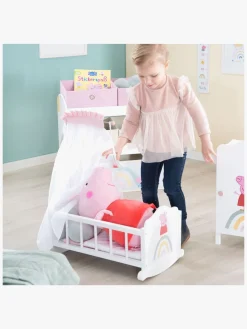 Dukker & Bamser-PeppaPig Gurli Gris Dukkeseng med Sengehimmel