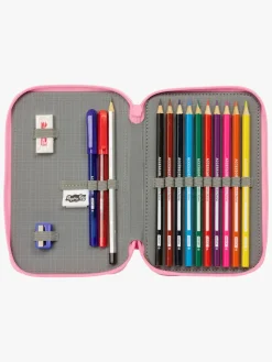 Kreativt Legetøj-PeppaPig Gurli Gris  Fyldt Dobbelt Penalhus 29 Dele, Baby Pig