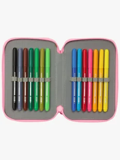 Kreativt Legetøj-PeppaPig Gurli Gris  Fyldt Dobbelt Penalhus 29 Dele, Baby Pig