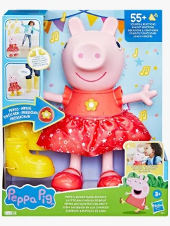 Interaktivt Legetøj-PeppaPig Gurli Gris Interaktivt Legetøj Muddy Puddles Party 30 cm