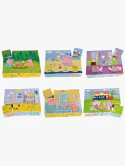 Spil & Puslespil-PeppaPig Gurli Gris Klodspuslespil 12 dele, 16x12 cm