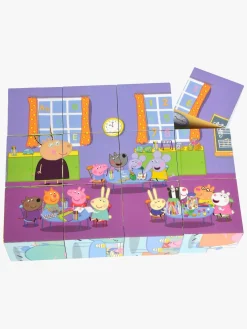 Spil & Puslespil-PeppaPig Gurli Gris Klodspuslespil 12 dele, 16x12 cm