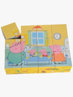Spil & Puslespil-PeppaPig Gurli Gris Klodspuslespil 12 dele, 16x12 cm