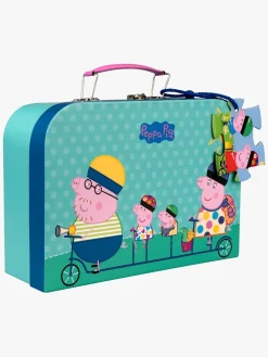 Spil & Puslespil-PeppaPig Gurli Gris Kuffert med Puslespil 25 Brikker