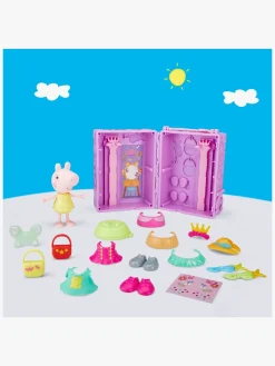 Legetøjsfigurer-PeppaPig Gurli Gris Legesæt Dress Up Garderobeskab