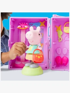 Legetøjsfigurer-PeppaPig Gurli Gris Legesæt Dress Up Garderobeskab