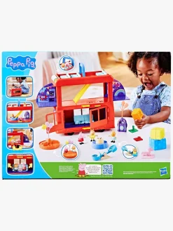 Legetøjsfigurer-PeppaPig Gurli Gris Legesæt 2-i-1 Partybus