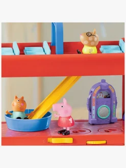 Legetøjsfigurer-PeppaPig Gurli Gris Legesæt 2-i-1 Partybus