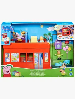 Legetøjsfigurer-PeppaPig Gurli Gris Legesæt 2-i-1 Partybus