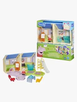 Legetøjsfigurer-PeppaPig Gurli Gris Legesæt Pop-Up Legeplads Flerfarvet