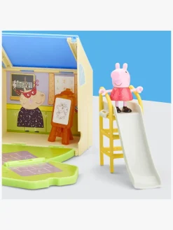 Legetøjsfigurer-PeppaPig Gurli Gris Legesæt Pop-Up Legeplads Flerfarvet