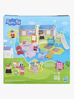 Legetøjsfigurer-PeppaPig Gurli Gris Legesæt Pop-Up Legeplads Flerfarvet