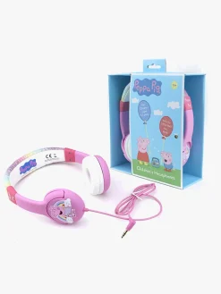 Elektronik & Media-OTLTechnologies Gurli Gris OTL Høretelefoner Junior On-Ear 85Db Prinsesse Gurli Lyserød