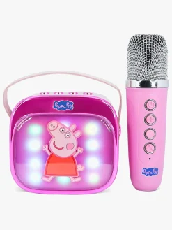 Elektronik & Media-OTLTechnologies Gurli Gris Popsing Karaokesæt med LED-lys Lyserød