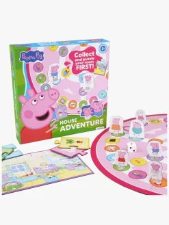Spil & Puslespil-PeppaPig Gurli Gris Puslespil House Adventure
