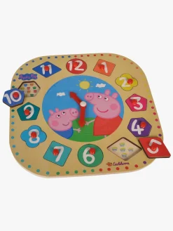 Spil & Puslespil-PeppaPig Gurli Gris Puslespil Ur, 25 cm