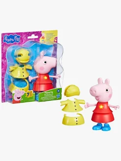 Legetøjsfigurer-PeppaPig Gurli Gris Rainy Day Dress Up Figur Flerfarvet