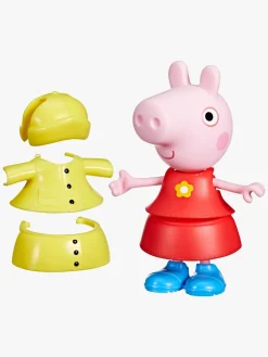 Legetøjsfigurer-PeppaPig Gurli Gris Rainy Day Dress Up Figur Flerfarvet