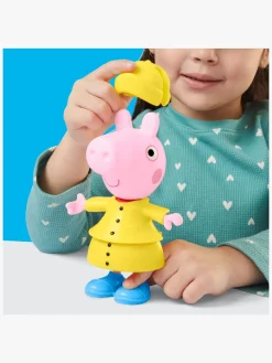 Legetøjsfigurer-PeppaPig Gurli Gris Rainy Day Dress Up Figur Flerfarvet