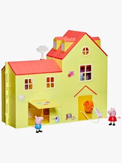 Dukker & Bamser-PeppaPig Gurli Gris stort Familiehus Dukkehus