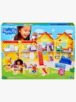 Dukker & Bamser-PeppaPig Gurli Gris stort Familiehus Dukkehus