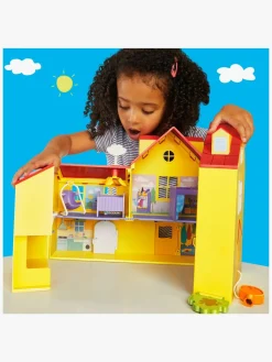 Dukker & Bamser-PeppaPig Gurli Gris stort Familiehus Dukkehus