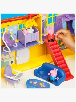 Dukker & Bamser-PeppaPig Gurli Gris stort Familiehus Dukkehus