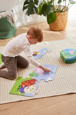 Spil & Puslespil-PeppaPig Gurli Gris Suitcase Puslespil 12 Brikker