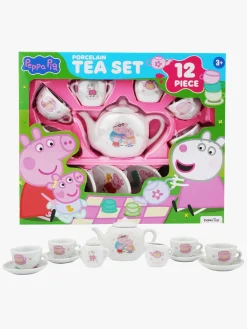 Rolleleg-PeppaPig Gurli Gris Tesæt Porcelæn 12 Dele