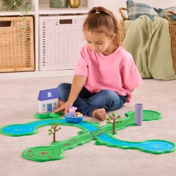 Legetøjsbiler & -Fartøjer-PeppaPig Gurli Gris Whizz Around Bådbane Bobbing Along