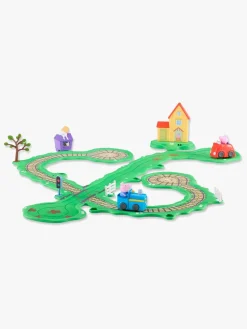 Legetøjsbiler & -Fartøjer-PeppaPig Gurli Gris Whizz Around Racerbane Runabout Town