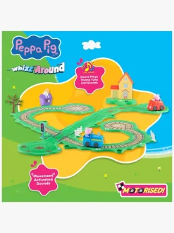 Legetøjsbiler & -Fartøjer-PeppaPig Gurli Gris Whizz Around Racerbane Runabout Town