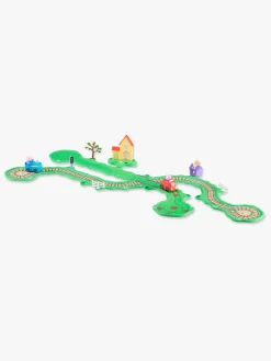 Legetøjsbiler & -Fartøjer-PeppaPig Gurli Gris Whizz Around Racerbane Runabout Town