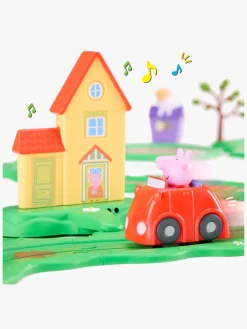 Legetøjsbiler & -Fartøjer-PeppaPig Gurli Gris Whizz Around Racerbane Runabout Town