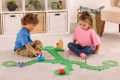 Legetøjsbiler & -Fartøjer-PeppaPig Gurli Gris Whizz Around Racerbane Runabout Town