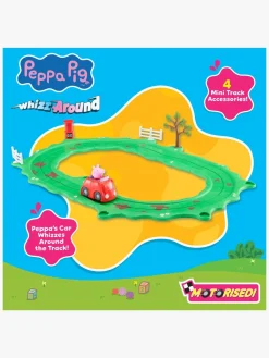 Legetøjsbiler & -Fartøjer-PeppaPig Gurli Gris Whizz Around Racerbane Rød Bil