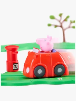 Legetøjsbiler & -Fartøjer-PeppaPig Gurli Gris Whizz Around Racerbane Rød Bil