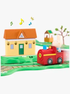 Legetøjsbiler & -Fartøjer-PeppaPig Gurli Gris Whizz Around Togbane Clickety Clack