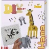 Kreativt Legetøj-Hama Midi Gaveæske 3D Safari 2500 Stk.