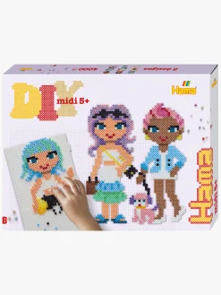 Kreativt Legetøj-Hama Midi Gaveæske Fashion Girls 4000 Stk.