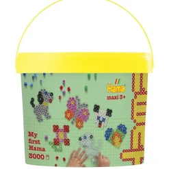 Kreativt Legetøj-Hama Midi Spand med Perler 3000 Stk.