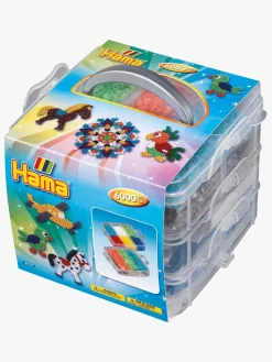 Kreativt Legetøj-Hama Perler & Opbevaringskasse 6000 stk