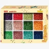 Kreativt Legetøj-Hama Perler & Opbevaringskasse 9600 Stk.
