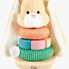Babylegetøj-Hape Bunny Stacker Aktivitetslegetøj, Multifarvet