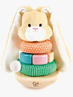 Babylegetøj-Hape Bunny Stacker Aktivitetslegetøj, Multifarvet