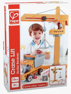 Legetøjsbiler & -Fartøjer-Hape Løftekran