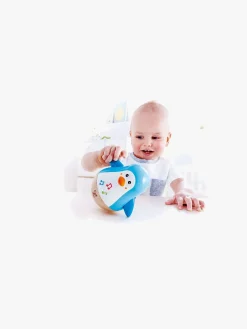Trælegetøj|Babylegetøj-Hape Penguin Musical Wobbler Trælegetøj