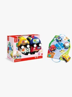 Legetøjsbiler & -Fartøjer-Hape Pull-Back Soft Bilsæt
